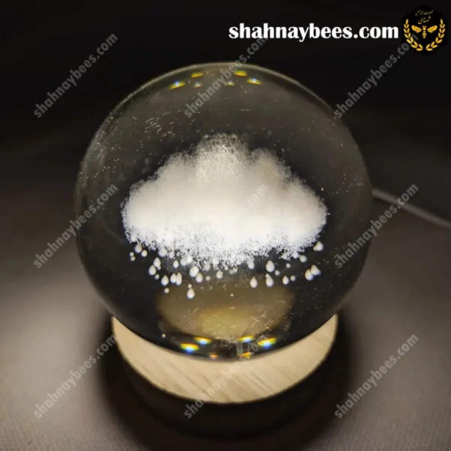 گوی شیشه ای چراغ خواب