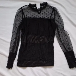 بلوز مشکی حریر