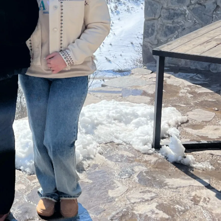 شلوار جین دو رنگ