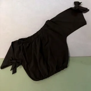 شومیز کراپ مشکی