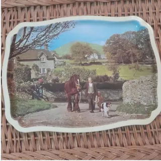 سینی فلزی قدیمی