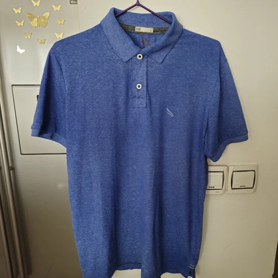 تیشرت یقه دار پنبه ای