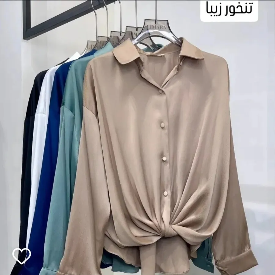 شومیز ساتن چلو پیچ