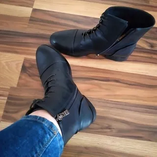 نیم بوت چرم(ترک)