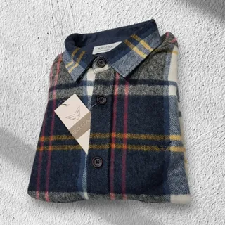 پیراهن پشمی چهارخانه