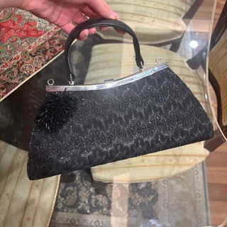 کیف مشکی مجلسی