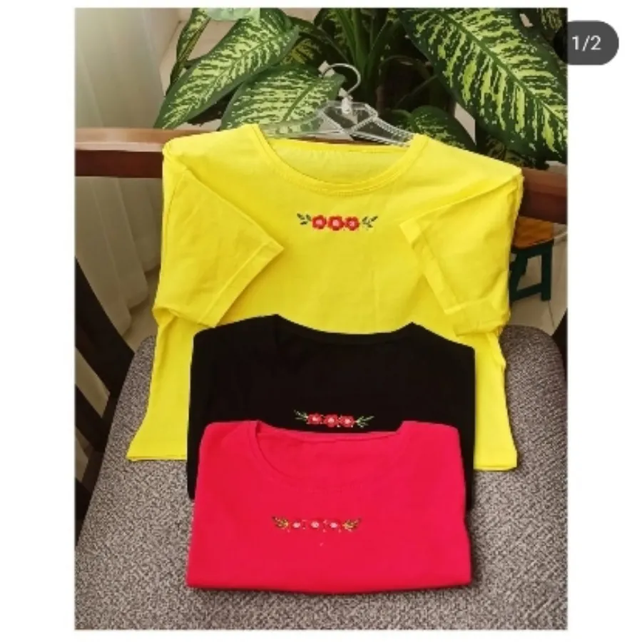 تیشرت کراپ نخ پنبه