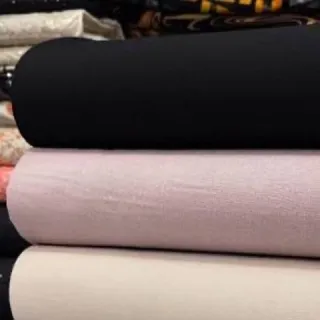 پارچه کرپ نخ مشکی