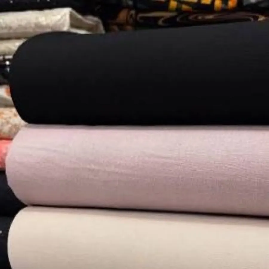 پارچه کرپ نخ مشکی