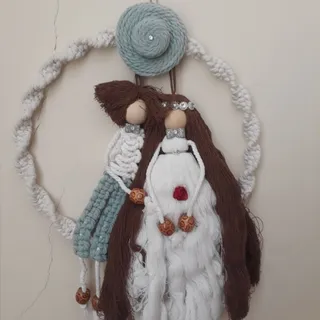 حلقه اویز مکرومه