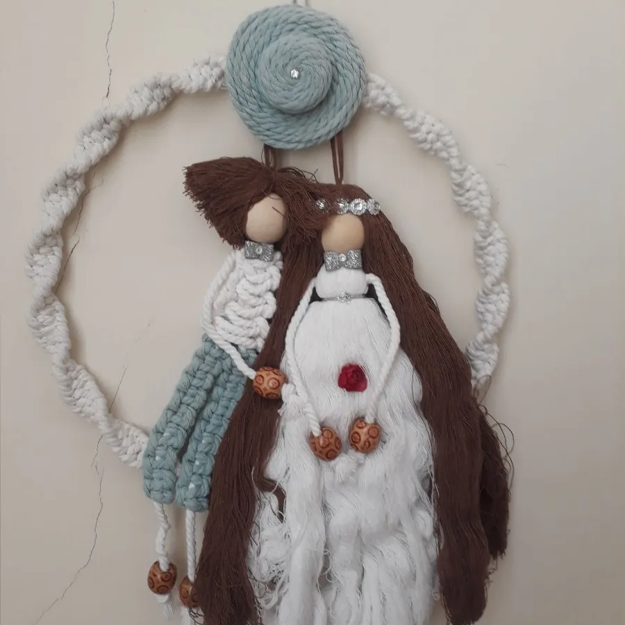 حلقه اویز مکرومه