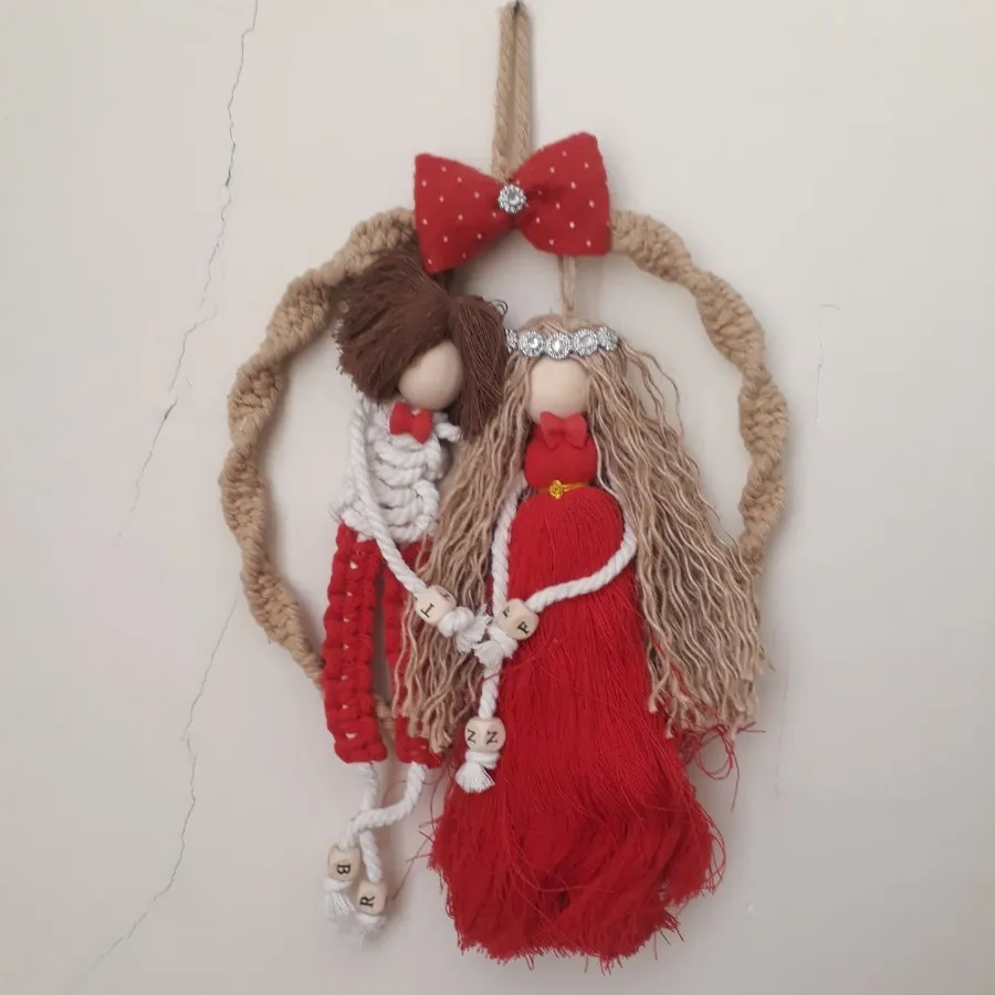 حلقه اویز مکرومه