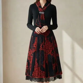 بلوز و دامن بافت