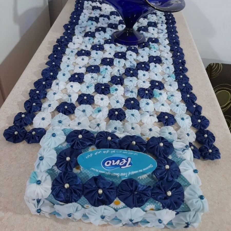 ست  رومیزی و جادستمالی