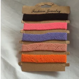 دستبند بافت با دست