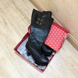 بوت چرم بلند مجلسی