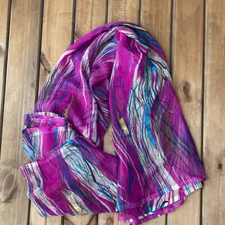 پارچه حریر سرخابی