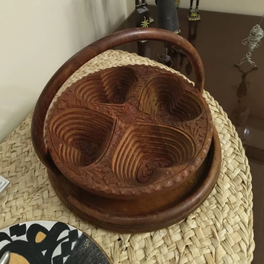 آجیل خوری چوبی