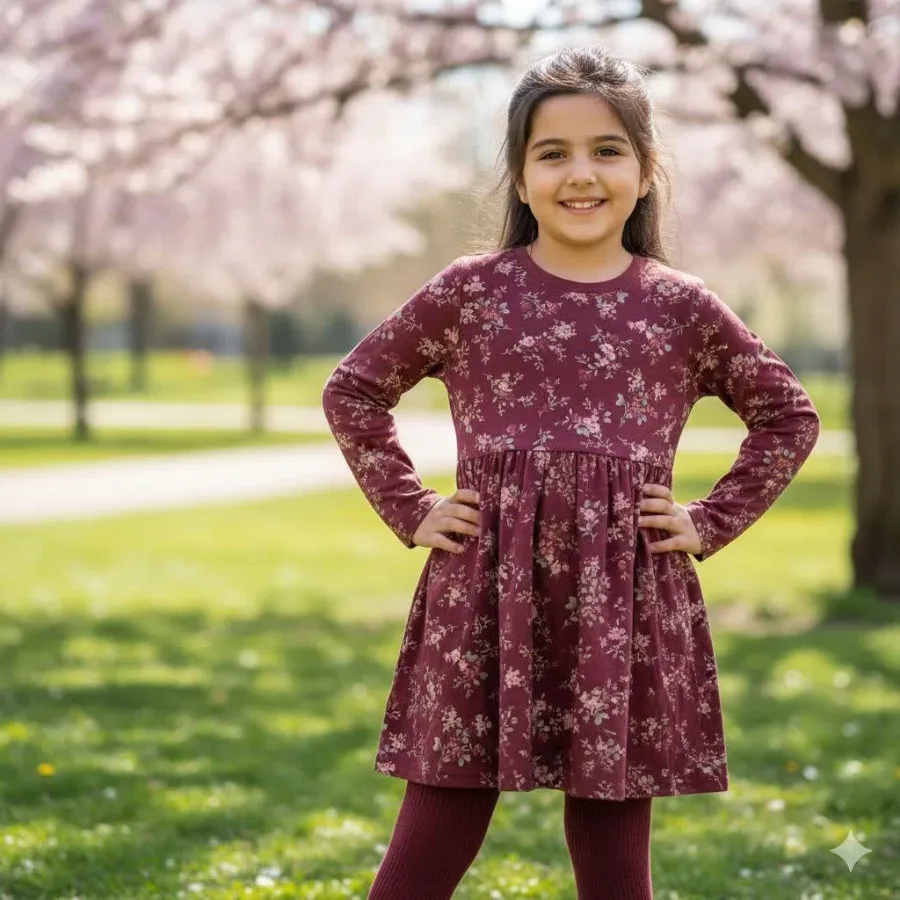 پیراهن دخترانه یلدایی