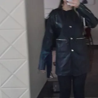 کاپشن چرم زنانه