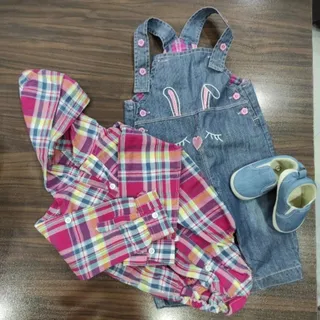 ست دخترانه سه تیکه