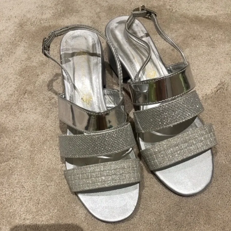 کفش نقره ای ترک