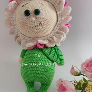 عروسک بونی با لباس گل