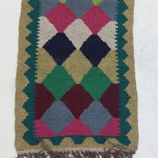 گلیم دستبافت پشمی