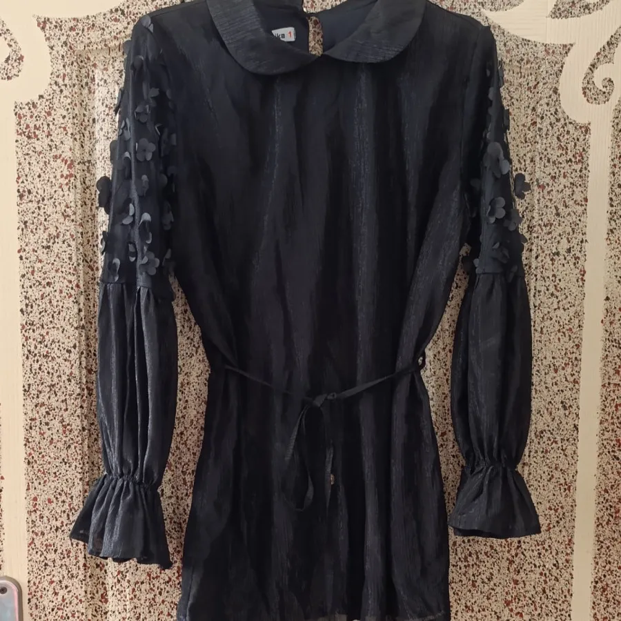 شومیز مشکی لمه دار