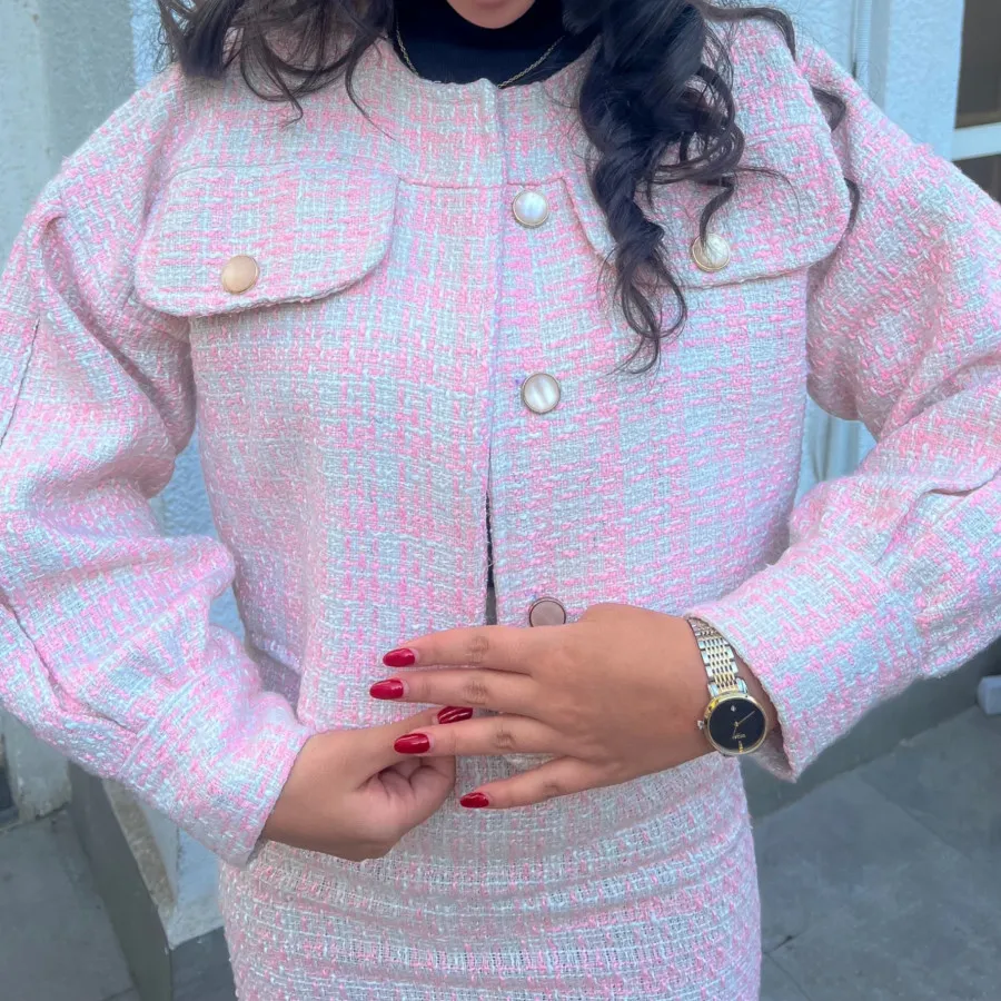 کت دامن شنل با کلاه برت