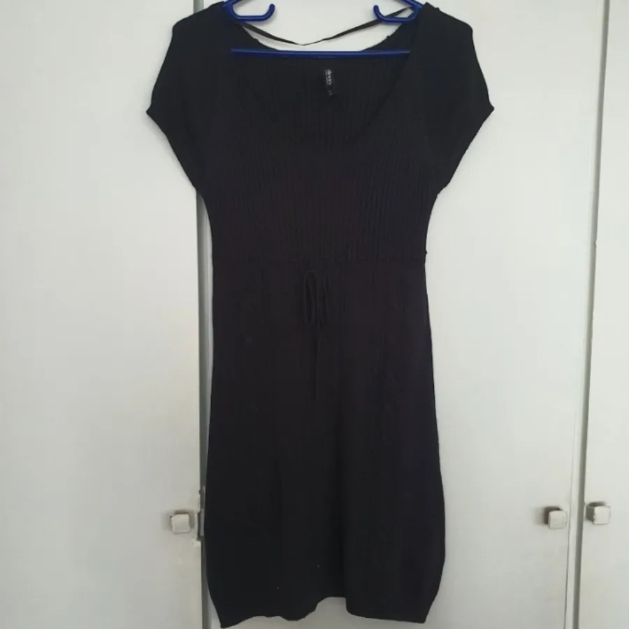 پیراهن کوتاه بافت مشکی