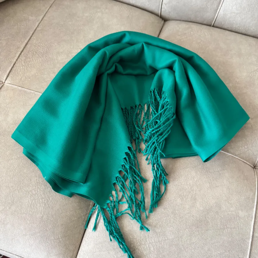 شال ضخیم سبز