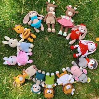 عروسک بافتنی با نی نی ?