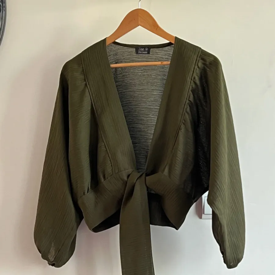 بلیز سبز شومیز مهمونی