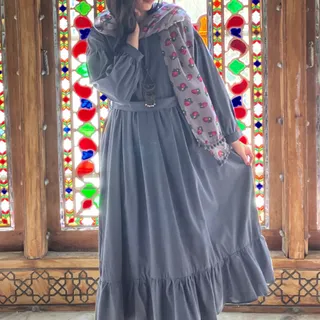 پیراهن بلند لینن