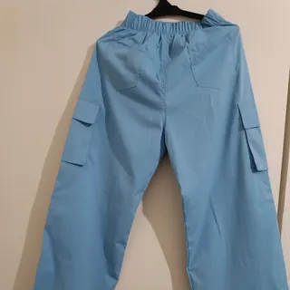 دامن لینن زردکمربنددار