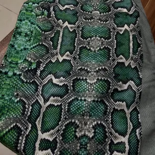 شال موهر سوسماری سبز