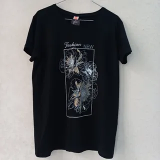 تیشرت لانگ مشکی