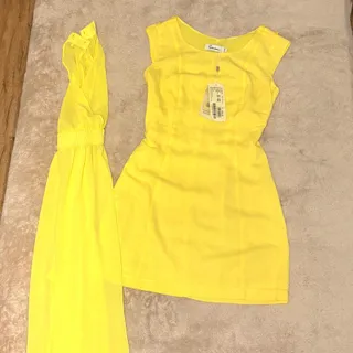 پیراهن حریر دو دامنه