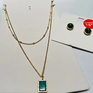 ست گوشواره و گردنبند i am