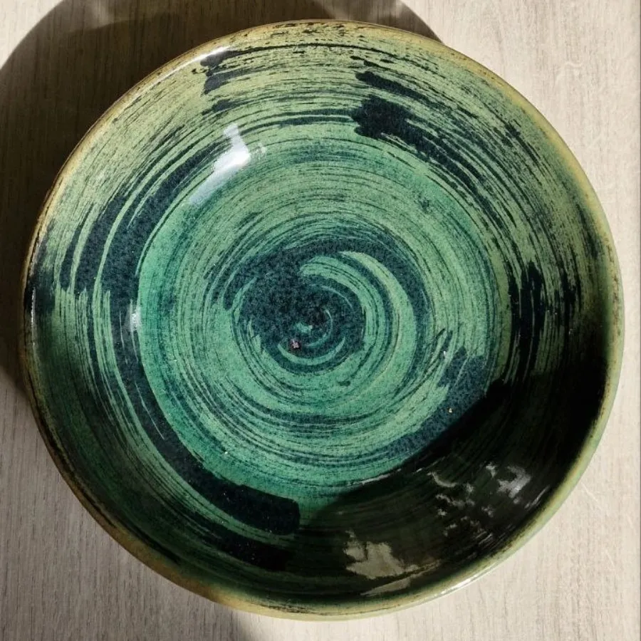 بشقاب سفالی دست ساز