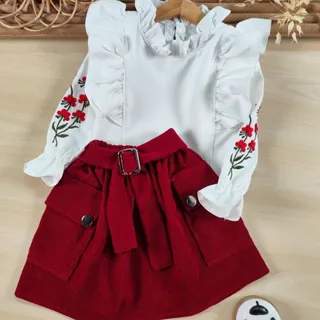 شومیز دامن یلدایی شکوفه ق