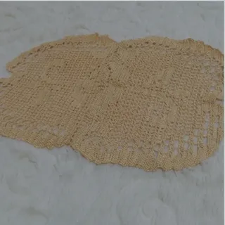 رومیزی قلاب بافی