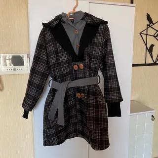 پالتو چهارخونه فوتر