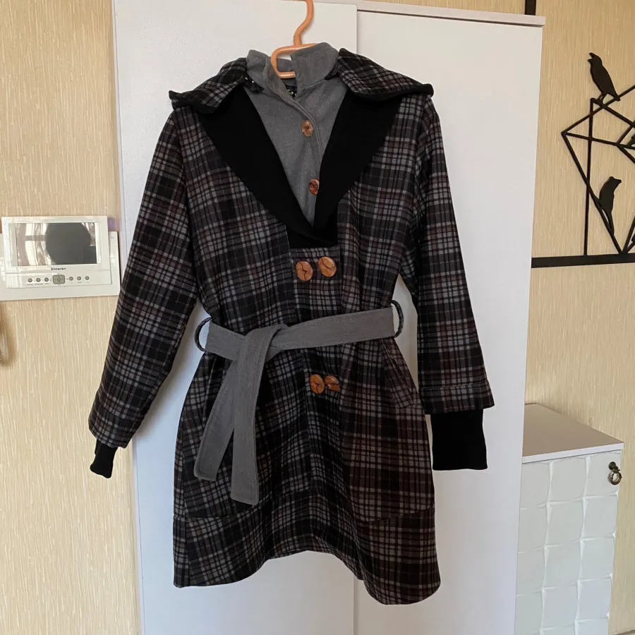 پالتو چهارخونه فوتر