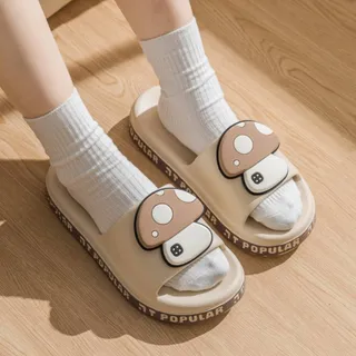 دمپایی طرح قارچ