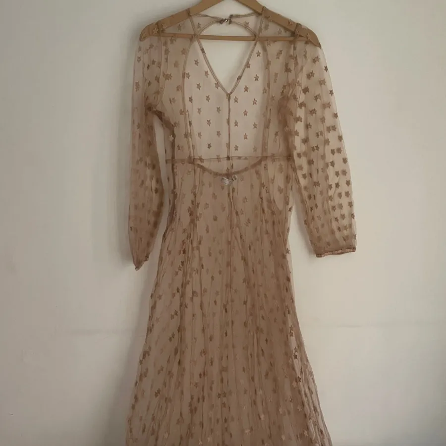 پیراهن توری ستاره ای