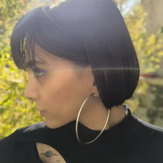 گوشواره هوپ سایز بزرگ