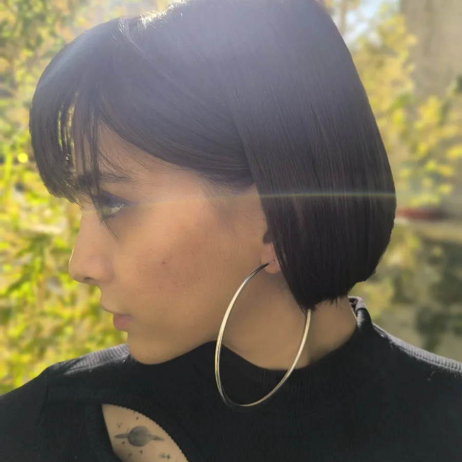 گوشواره هوپ سایز بزرگ