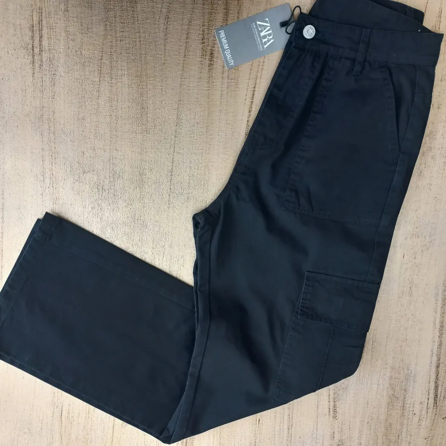 شلوار کارگو مشکی